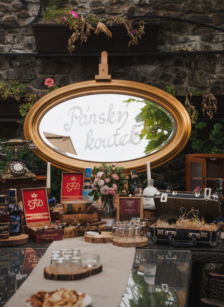 Barový koutek s nápisem Panský koutek, Štáblovice